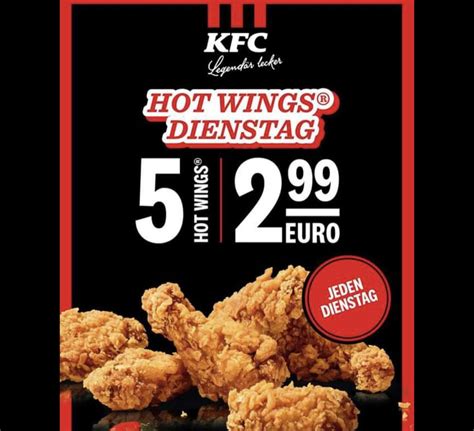 kfc dienstag hot wings|Christmas Menu 